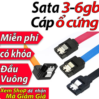 Dây ổ cứng sata 3 vuông thẳng 6gbs cáp ổ cứng hdd ssd 6g cáp dữ liệu ổ cứng cho pc dây sata3 dây santa 3-6gb/s data