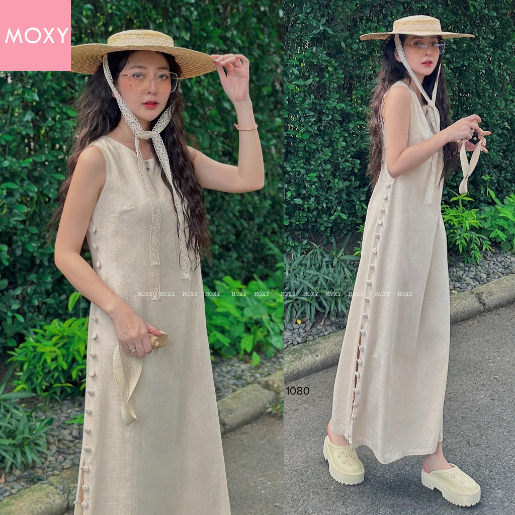 MOST1080-Belly linen dress
