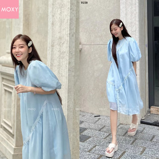SP009158-Đầm babydoll tay phồng