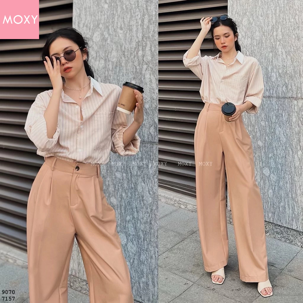 SP009070-Áo somi sọc