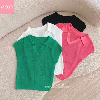 SP009004-Áo len mỏng cổ polo