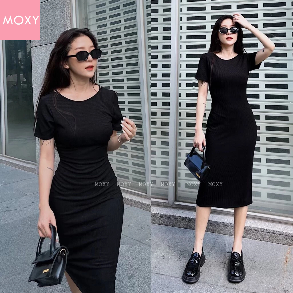 SP008993-Đầm body dây chéo lưng