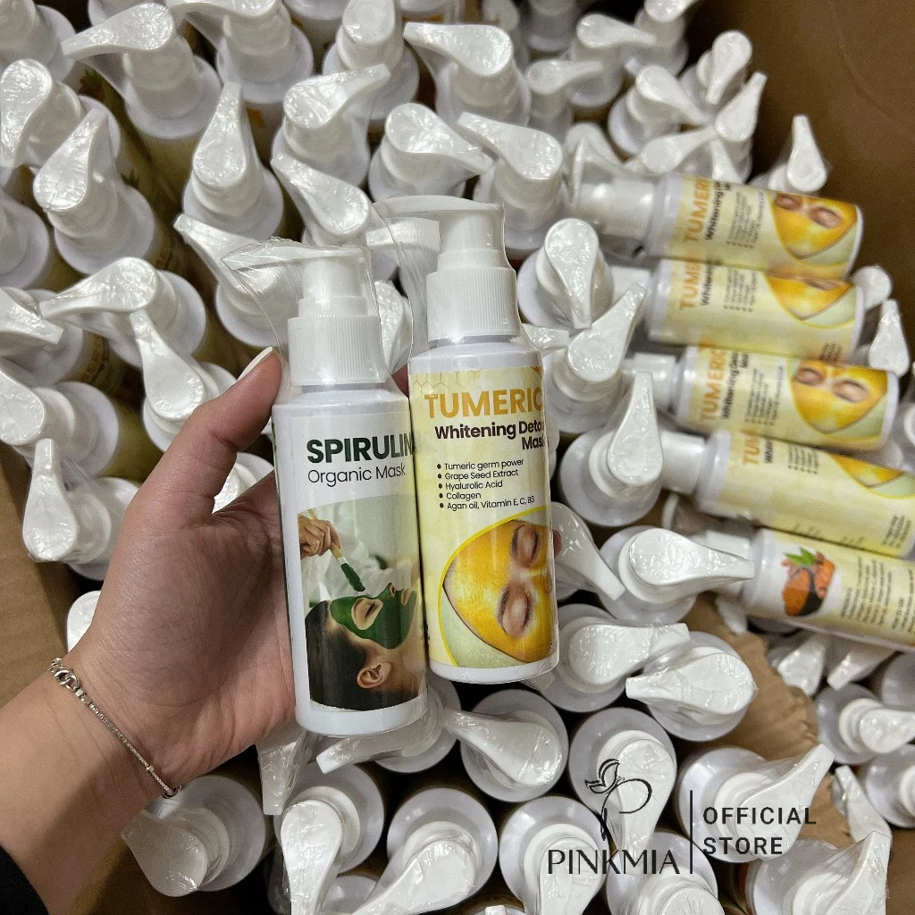 Tảo Sủi Bọt Pinkmia, Detox Nghệ Sủi Bọt Pinkmia Chuyên Thải Độc, Sáng Da, Làm Sạch Sâu Từ Lỗ Chân Lông