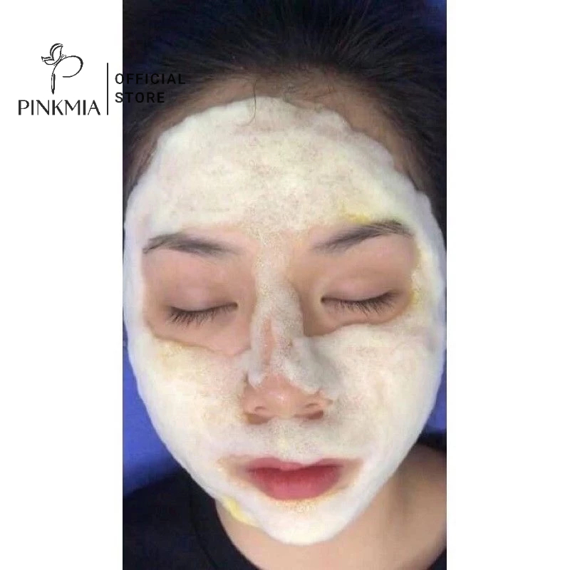 Tảo Sủi Bọt Pinkmia, Detox Nghệ Sủi Bọt Pinkmia Chuyên Thải Độc, Sáng Da, Làm Sạch Sâu Từ Lỗ Chân Lông