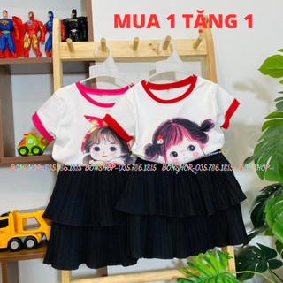 Mua 1 áo tặng 1 chân váy size 10-24kg