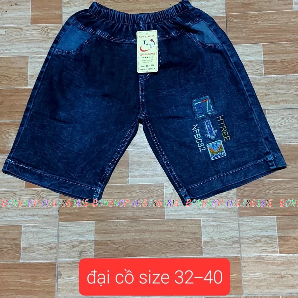 Quần jean lửng cho bé trai dưới 45kg màu xám đen