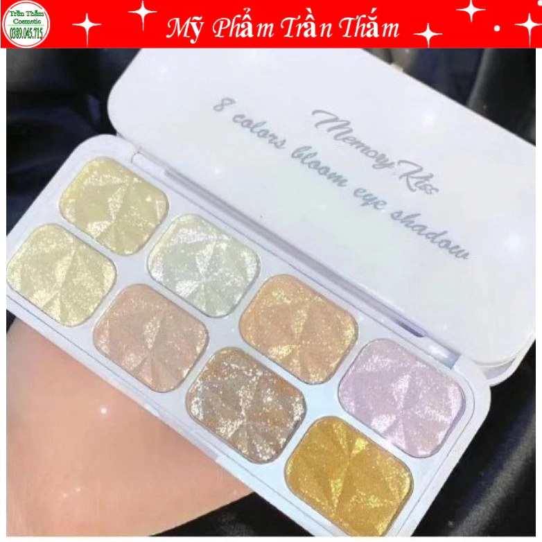 Phấn bắt sáng 8 ô Memory Kiss Chính Hãng