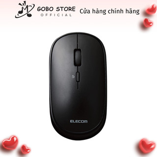 Chuột không dây bluetooth 4 nút 1600dpi silent yên tĩnh Elecom M-TM10BB/EC - Hàng chính hãng