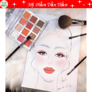 GIẤY FACE CHART - GIẤY TẬP MAKEUP CƠ BẢN Facechart