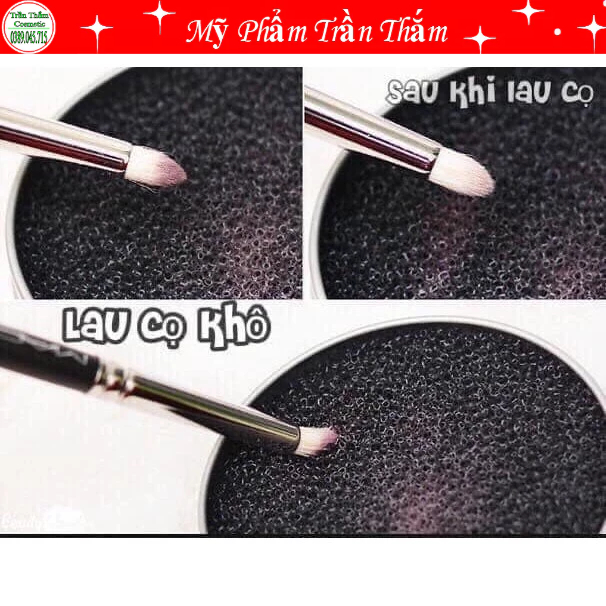 Lau Cọ Khô Làm Sạch Đánh Bật Các Phấn Khô Bám Trên Cọ
