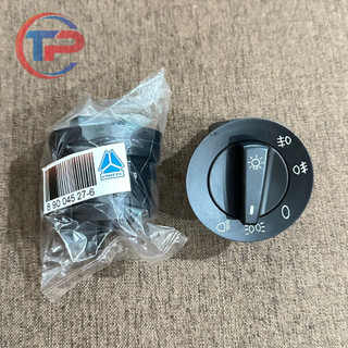 Núm xoay, công tắc bật đèn howo a7. 9918580009