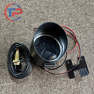 Đồng hồ báo nhiệt độ nước và báo điện bình ắc qui. 2 chế độ hìn dáng tròn. Hãng Sihai