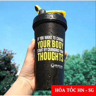 Bình Nước Tập Gym Thể Thao Có Con Lắc Lò Xo Tiện Lợi 750ml