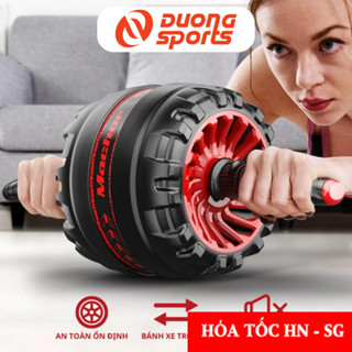 Con Lăn Tập Bụng Khổng Lồ Hầm Hố AB W800 Pro Có Lò Xo Trợ Lực Tặng Miếng Lót Chân
