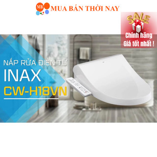 Nắp bồn cầu điện tử inax cw-h18vn shower toilet, cam kết chính hãng