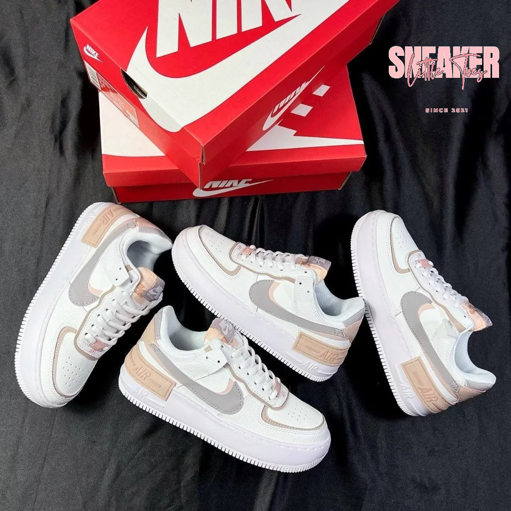 [ Sneaker ] Giày Thể Thao AF1 Shadow Trà Sữa Basic Êm Nhẹ Hàng Cao Cấp. Nghĩa Đăng Sneaker