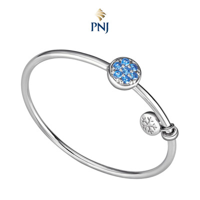 Vòng tay Bạc đính đá Sythentic PNJSilver ZT00W000002