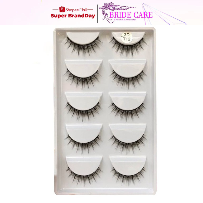 Lông Mi 3D Cao Cấp Sợi Mi Mềm Tự Nhiên Bride Care