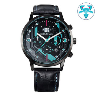 Đồng hồ nam Hatsune Miku Chronograph dây da