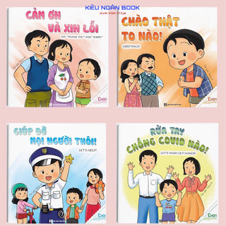 Sách - ehon kỹ năng sống bon là bé ngoan kn book