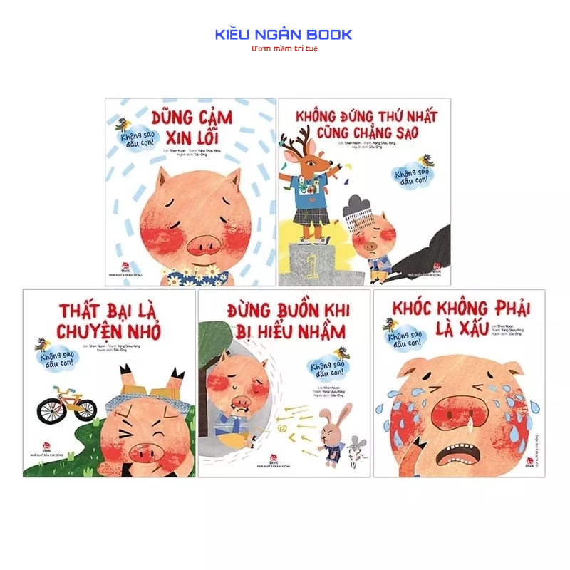 Sách - Combo Không Sao Đâu Con! (Bộ 5 Cuốn) KN Book