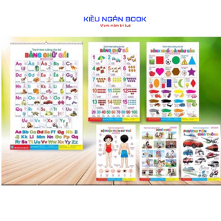 Tranh treo tường cho bé 14 chủ đề NK Book