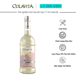 Colavita Giấm Rượu Vang Prosecco 500ml | Hương Chua Nhẹ, Thơm Mát