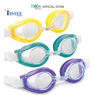 Kính bơi trẻ em Intex VBC-55602 hai khoang nhìn từ nhựa PVC chịu lực tốt