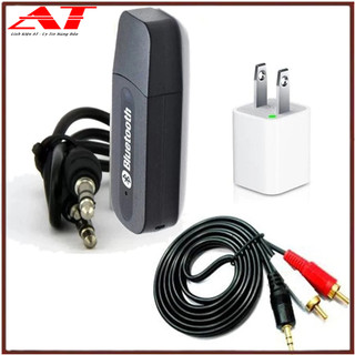 Bộ usb thu bluetooth bt- 163 4 trong 1 cho dàn amly ra loa - at