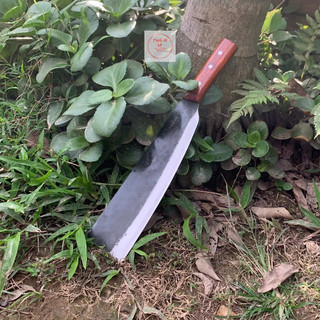 Dao chặt gà thép nhíp xe ô tô rèn thủ công