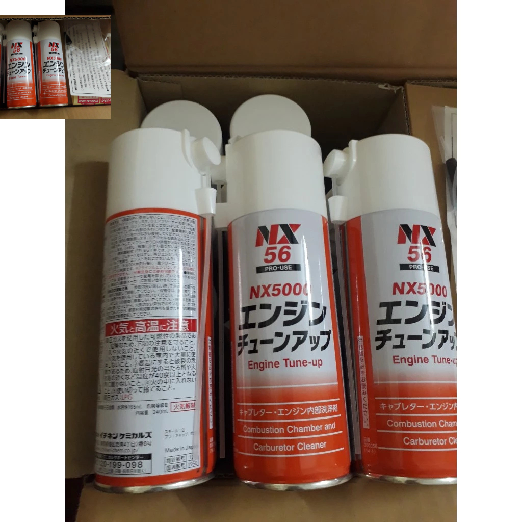 Combo 5 chai dung dịch vệ sinh buồng đốt NX5000 nhập khẩu chính hãng ICHINEN NHẬT BẢN