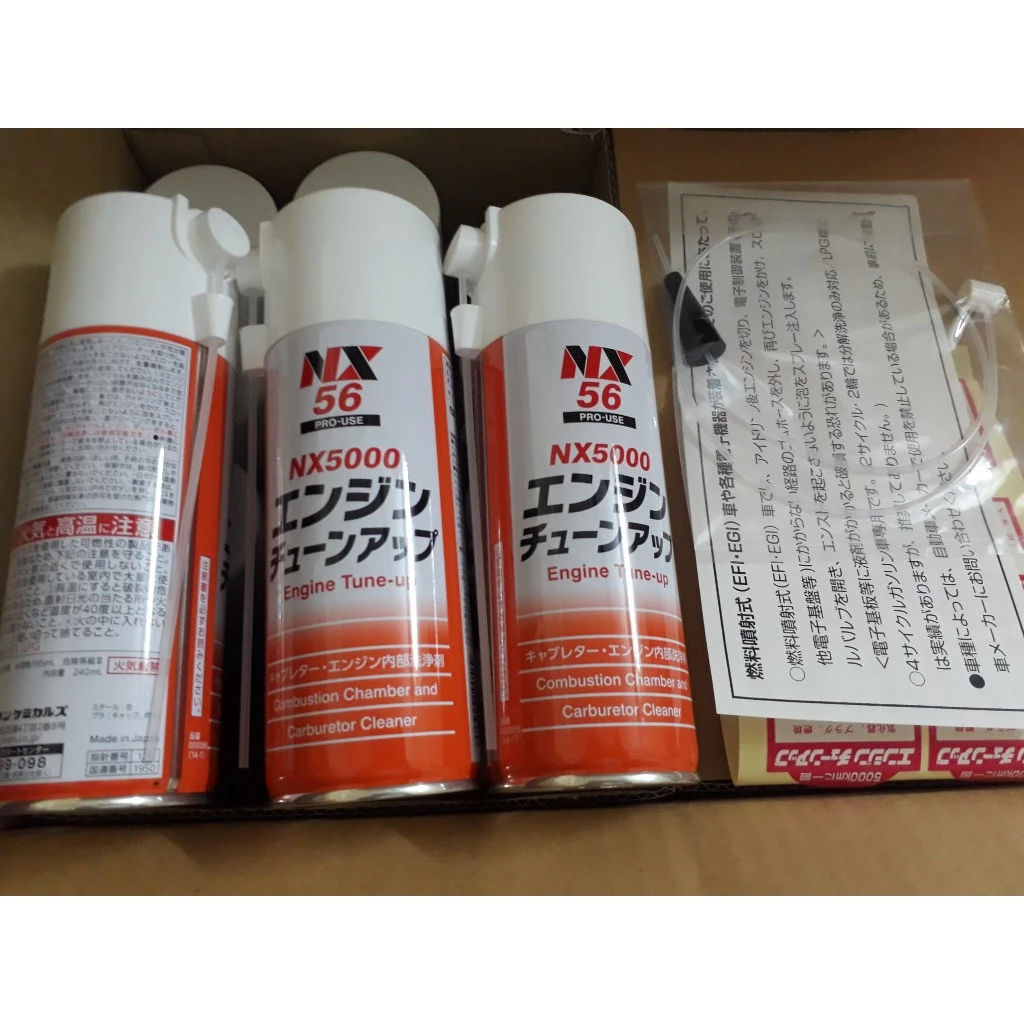 Combo 10 chai dung dịch vệ sinh buồng đốt ô tô xe máy NX5000 chính hãng ICHINEN nhật bản TẶNG KÈM QU