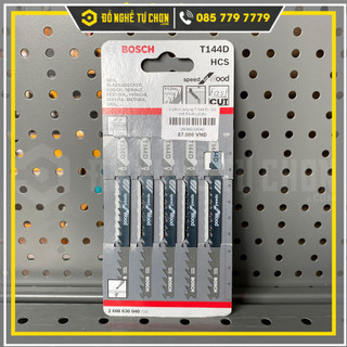 Lưỡi cưa lọng BOSCH T 144 D - Gỗ (bộ 5 lưỡi)