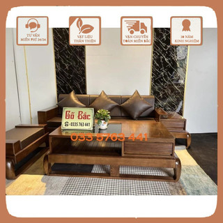 Sofa văng đơn đùi gà cho phòng khách nhỏ sofa đẹp gỗ sồi nga sang trọng - inbox shop chọn màu
