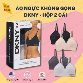 Áo ngực không gọng DKNY - Hộp 2 cái Ladies’ Seamless Bra, 2-pack Vài mềm mại, thoải mái