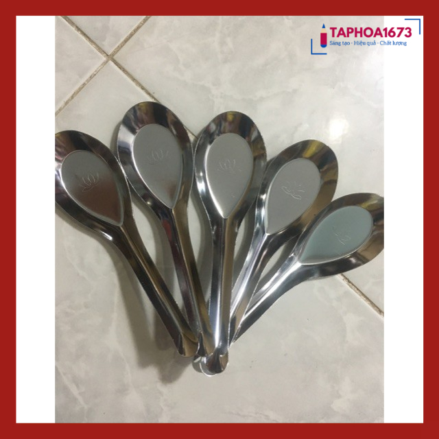 SET 20 Thìa Ăn Cơm Inox Sắt Không Rỉ Đẹp