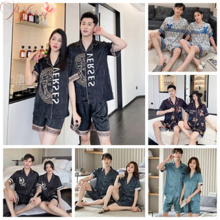 Đồ mặc nhà Pijama luxury nam nữ lụa cao cấp đồ ngủ pyjama đồ đôi quà tặng sang trọng