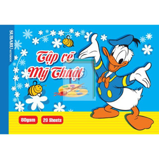 Tập Vẽ Mỹ Thuật Subaru A4 - 40 trang luôn bìa - Vở vẽ mỹ thuật (1 quyển)