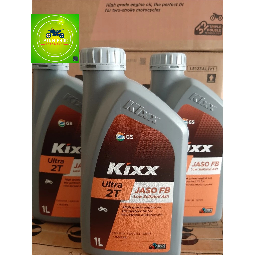 Dầu động cơ 2 thì Kixx Ultra 2T FB dung tích 1L