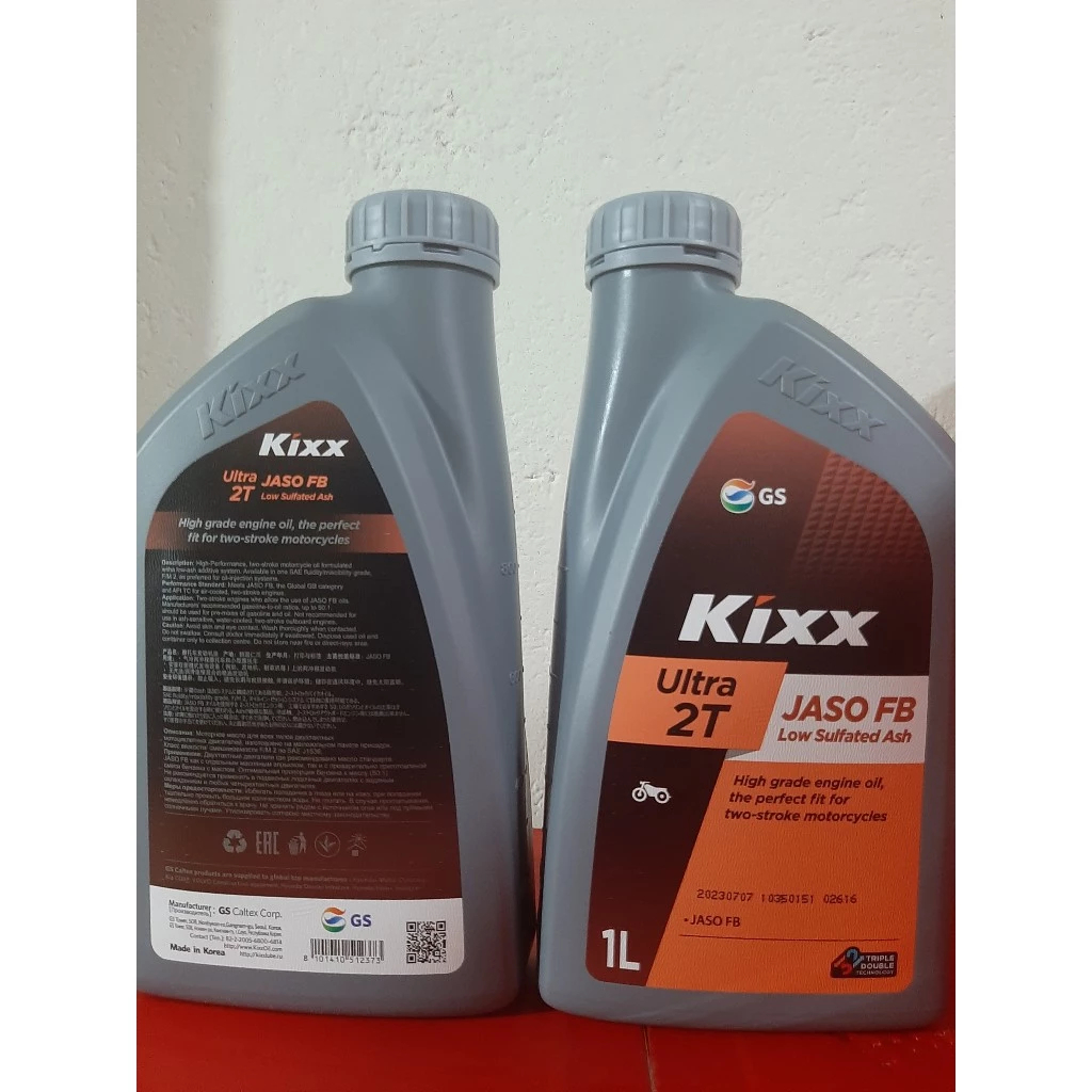 Dầu động cơ 2 thì Kixx Ultra 2T FB dung tích 1L