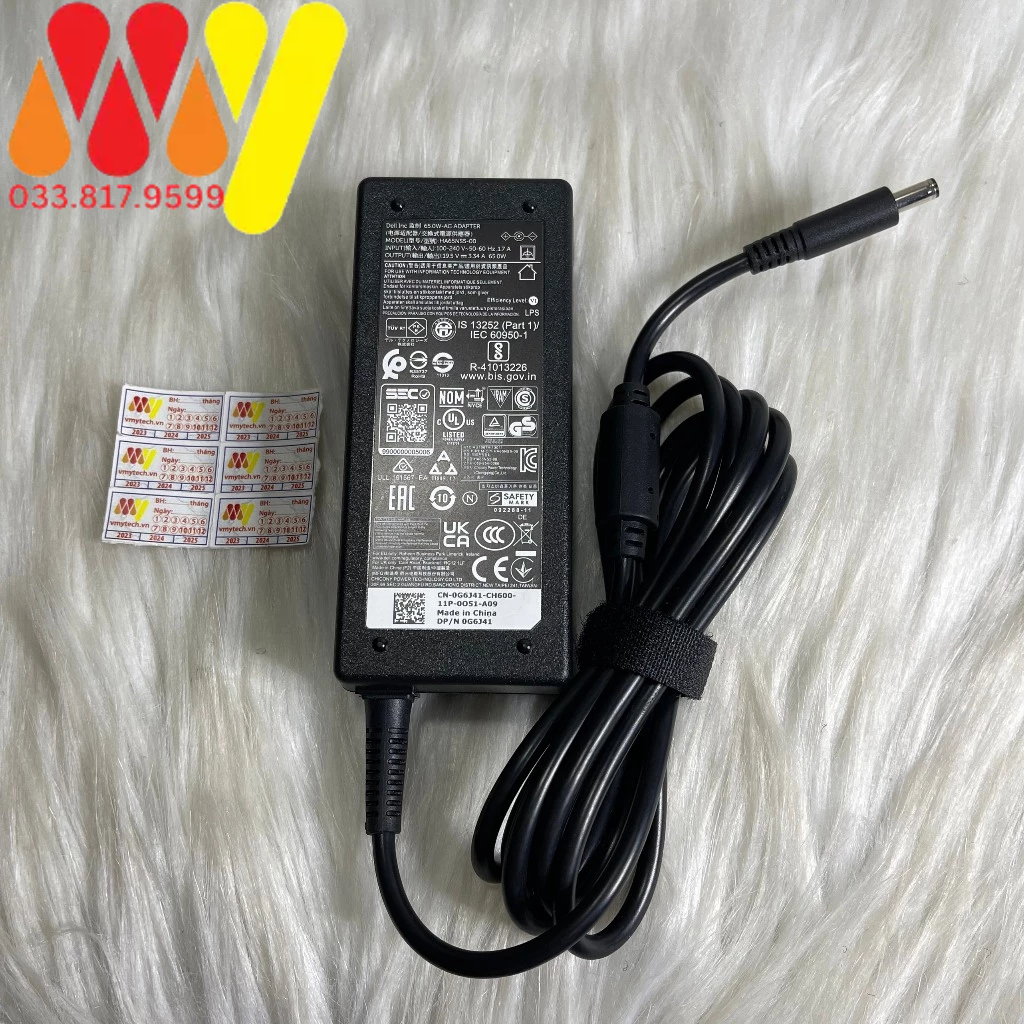 Sạc laptop Dell Inspiron 3501 3502 3505 5501 5502 5508 5509 5584 5590 5593 5594 5598 , Vostro 3510 90W