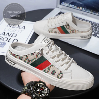  Giày lười sục Sneakers vải canva nam Hàn Quốc trend  Hàng Order 7d  