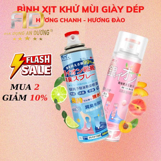Chai Xịt Khử Mùi Giày Dép NaNo Bạc, Xịt Khử Mùi Hôi Chân Nano