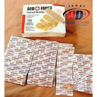 Hộp 100 Băng Gâu Cá Nhân Dán Vết Thương, Băng Gâu URGO Dễ Thương Cá Nhân #giadunganduong