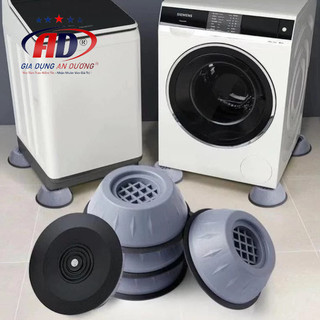[Hàng Loại 1]Bộ 4 chân chống rung máy giặt đệm cao su chống rung, chống ồn máy giặt máy rửa bát siêu bền #giadunganduong