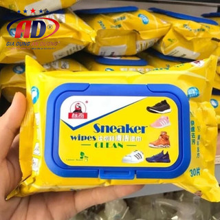 Khăn lau giày snacker, giấy ướt lau túi xách giày dép , vệ sinh giày túi xách balo #giadunganduong
