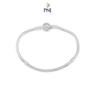 Lắc tay Bạc đính đá CZ PNJSilver hình Hoa tuyết XMXMW060141