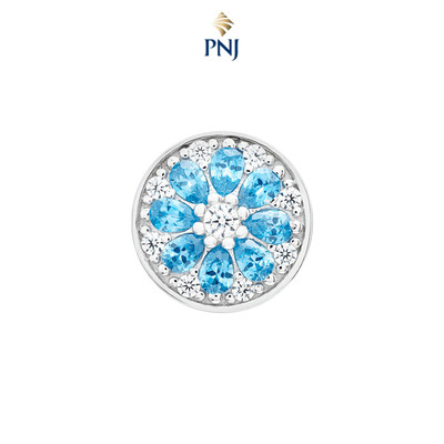 Hạt Charm Bạc Đính Đá CZ PNJSilver XMXMW060389