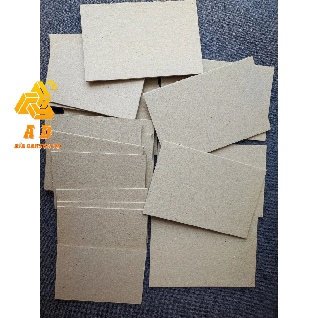 Carton lạnh khổ A5 - Bìa cứng - Giây bồi - Làm bìa sổ tay - Làm bìa album scrafbook - Bìa Kraf 2lớp-3lớp-4lớp-5lớp