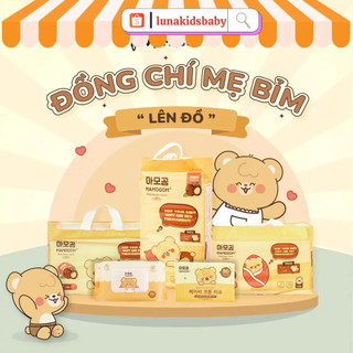 (Link không quà) Combo 2 bịch Tã/Bỉm MAMOGOM Hữu Cơ HÀN QUỐC Dán/Quần Đủ Size S62/M52/M48/L44/XL40/XXL38
